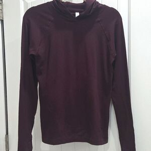 Athleta Whisler Spiced Wine Crossover Hoodie, Medium
